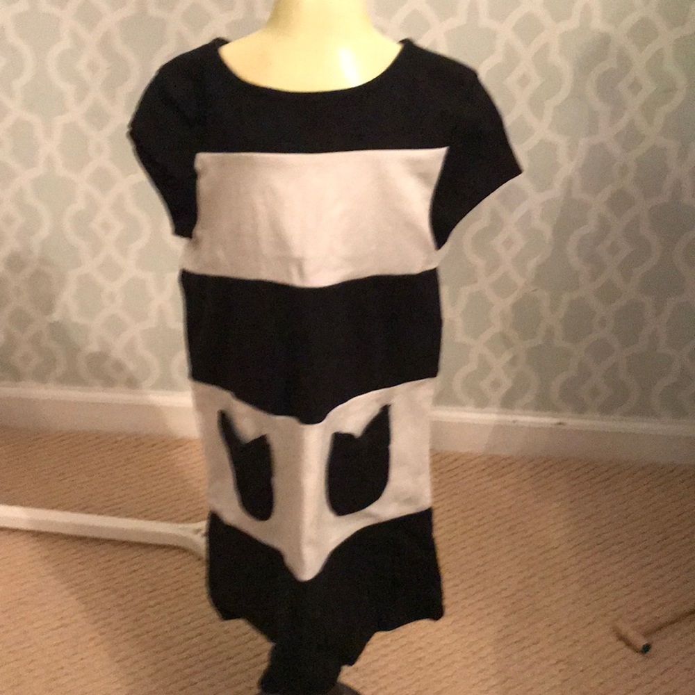 Black and white girl dress